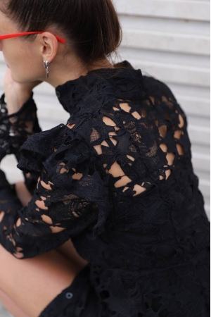 Коктейльное платье 1602SD-Черный