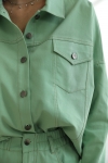 Костюм джинсовый 2010SSD-Зеленый
