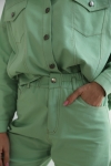 Костюм джинсовый 2010SSD-Зеленый