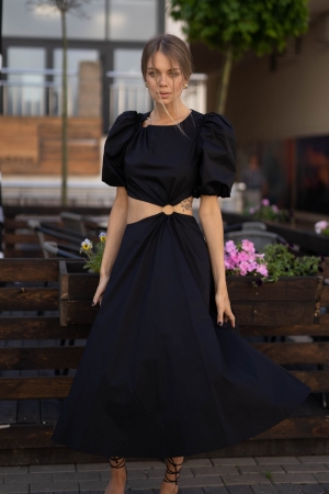 Коктейльное платье 2212SDM-Черный