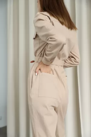Комбинезон 2205SJL-бежевый